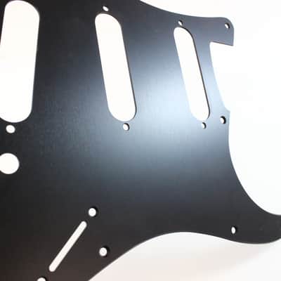 Matte Black Anodized Aluminum SSS Strat Pickguard- Fits Fender Stratocaster image 5