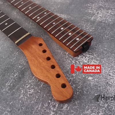 Mahogany T Type Spoke Wheel Carbon Fiber Rods Neck Stainless Steel Jescar Frets image 1