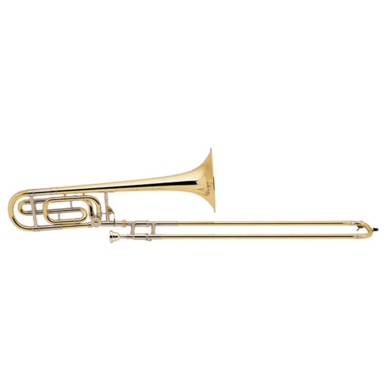 Bach 42B Stradivarius Series Tenor Trombone w/ Traditional Wrap F Attachment, Standard Rotor Valve image 1