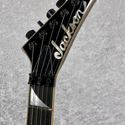 USA JACKSON CUSTOM SHOP RHOADS RR1 GUITAR | BLACK / DOOM PURPLE BEVELS image 4