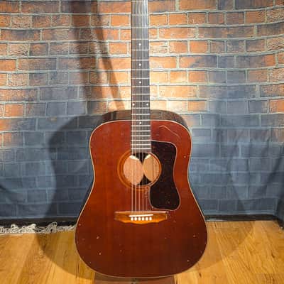 USA Vintage 1978 Guild D-25M Mahogany Brown w/ OHSC image 2