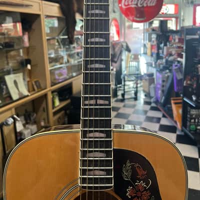 Yamaha FG-350W Jumbo Dreadnought 1977 - 1981 - Natural image 5