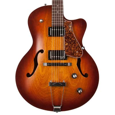 Godin 5th Avenue Kingpin Humbucker Hollowbody Guitar - Cognac Burst - Open Box image 1