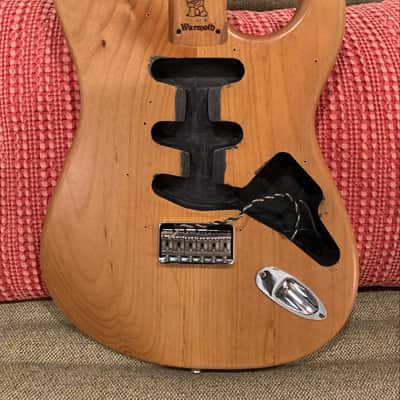 Warmoth Alder Stratocaster Hardtail Body with Fender Hardtail Bridge image 7