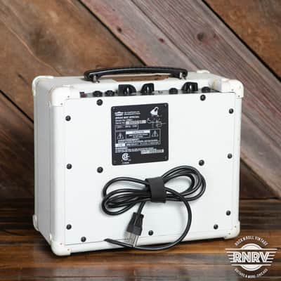 Vox VBM1 Brian May Special Recording Amp 10-Watt 1x6.5" Guitar Combo 2003 - 2005 - White with Brown Diamond Cloth image 2