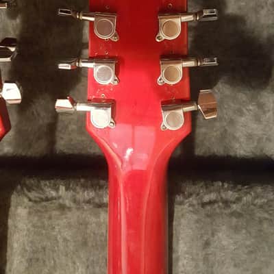 Epiphone G-1275 G1275 Double Neck Doubleneck Cherry 2000s image 12