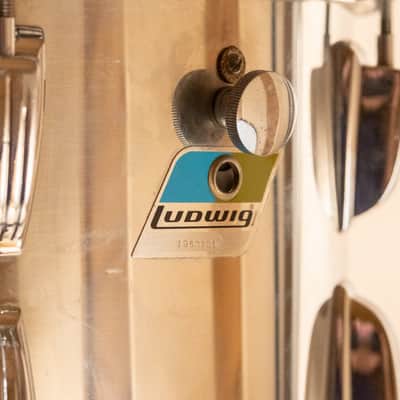 1970s Ludwig 'Big Beat' in Stainless Steel - 14x22, 16x16, 9x13, 8x12 image 6