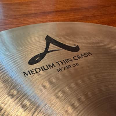 Zildjian 16" A Series Medium Thin Crash Cymbal 2013 - Present - Traditional image 3
