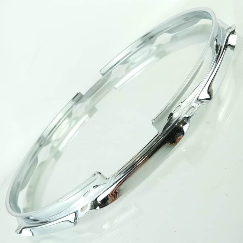 Ludwig 14"10Lug Super-Sensitive Snare Drum Resonant Rim/Hoop Vintage Chrome1.6mm image 1