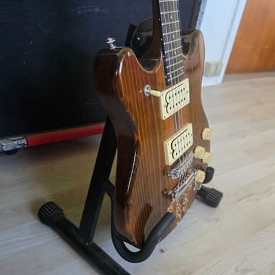 Eko M-20 Custom DC Roberto Brandoni M20 Guitar - Vintage 70s DiMarzio Creme Super Distortion Humbucker Pickups image 11