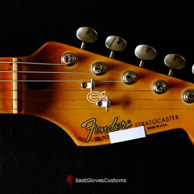 Fender Stratocaster Wild Red Cherry 40th Anniversary Aged Relic Made in USA image 10