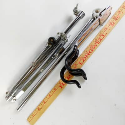 Ludwig 1st-Gen WFL Atlas Flat Base Snare Drum Stand Chrome Flush Mickey Mouse50s image 7