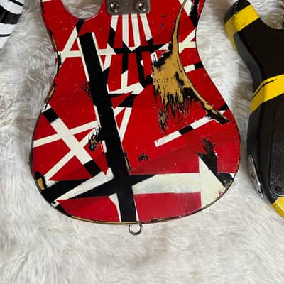 Eddie Van Halen Mini 30" Playable Guitar Set - Custom Built One Of A Kind Set - Great For Playing/Travel/Display image 16