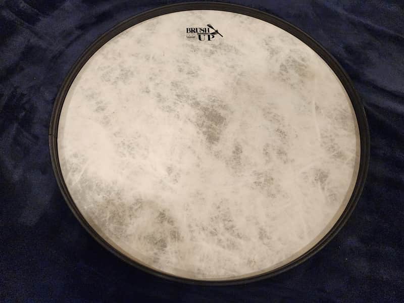 Remo 14" Brush Up Pad Drum Practice Pad Jazz Brush Ed Thigpen Skyntone Mint image 1