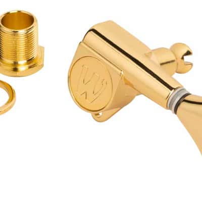 Warwick Bass Gold Tuning Key Set of (6) - Gold image 2