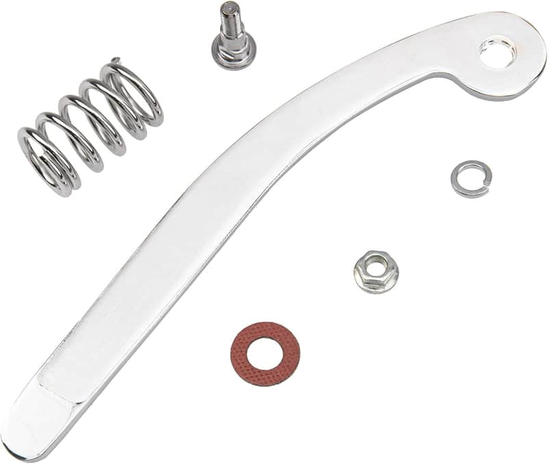 Tremolo Bridge Vibrato System w/ Whammy Bar – Silver | Compatible w/ Bigsby-Style Jazz Electric Guitars image 1