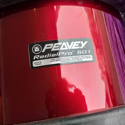 Peavey Radial PRO 501 12x10" Tom Wine Red * strong loud tone * NOS=New Old Stock * rare and hard to find * image 2