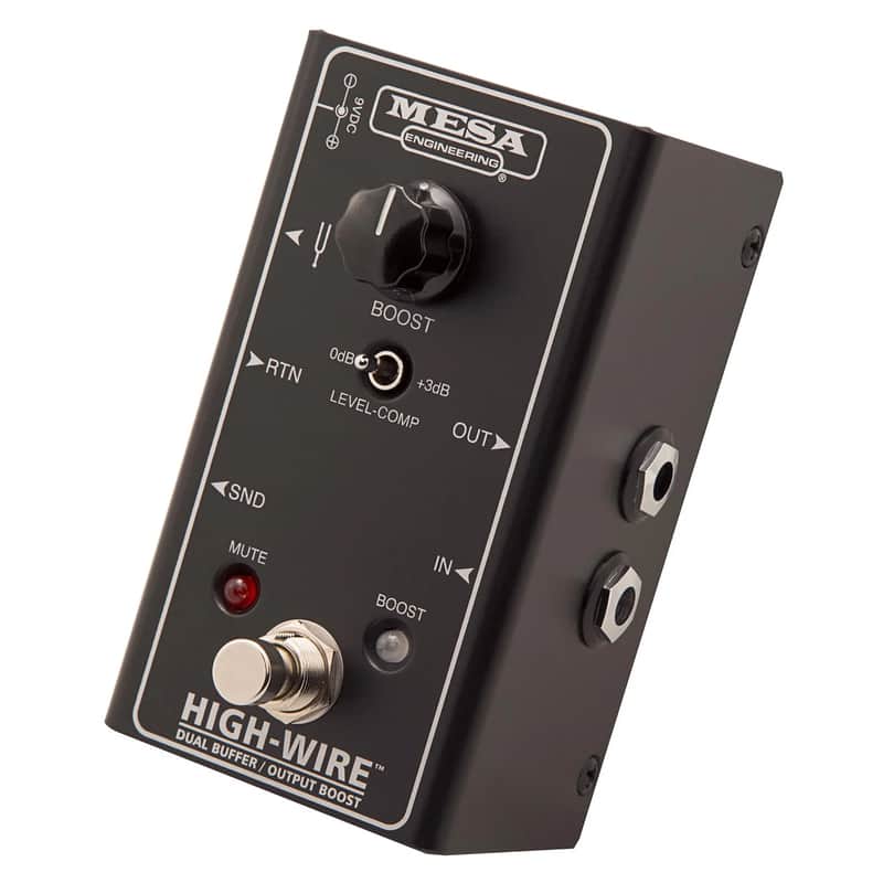 Mesa Boogie High-Wire Dual Buffer & Boost 2010s - Black image 1