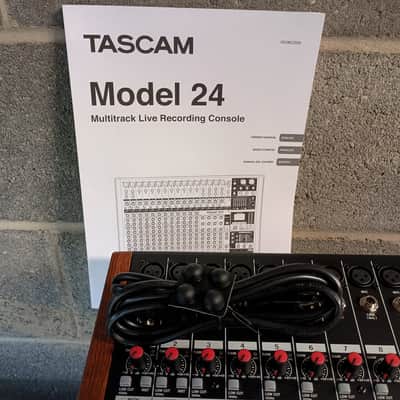 TASCAM Model 24 Multitrack Recorder / Mixer / USB Interface - Black with Wood Cheeks image 3