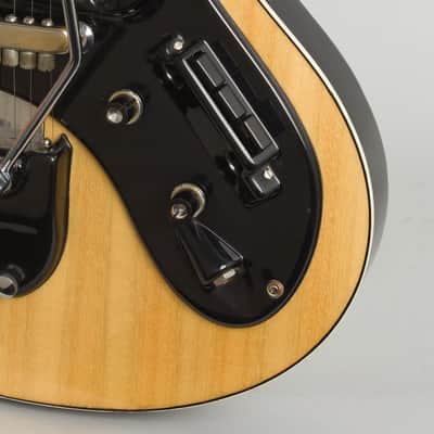 Wandre  Polyphon Beta Semi-Hollow Body Electric Guitar (1964), black soft shell case. image 16