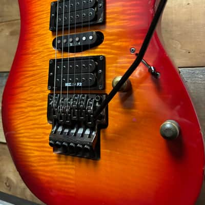 1990's Ibanez MIJ RG770FM Cherry Sunburst w/case image 3