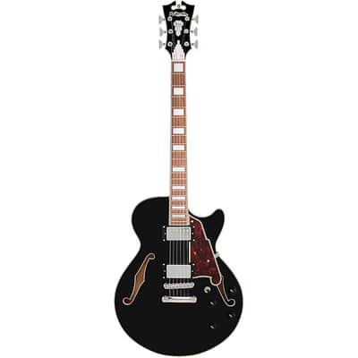 D'Angelico Premier SS Single Cutaway w/ stop-bar tailpiece, Black* w/ DAPSSSBKNS image 14