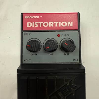 Rocktek DIR-01 Distortion Rare Vintage Guitar Effect Pedal image 2