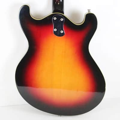 RARE 1966-1967 Vintage Mosrite Combo Sunburst Rosewood Fingerboard USA 1960s Original Bakersfield Era Semie Moseley period image 12