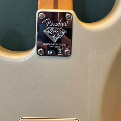 Fender 60th Anniversary Limited Standard Stratocaster with Maple Fretboard 2006 - Blizzard Pearl image 9