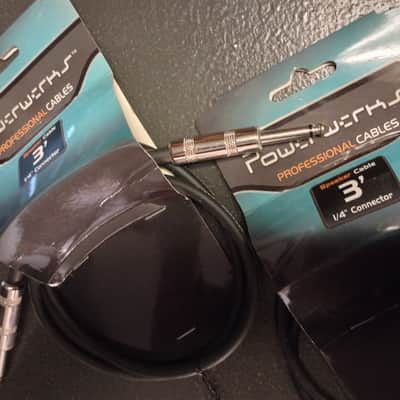 Powerwerks POW3S 3 ft Speaker Cables!- Black image 1