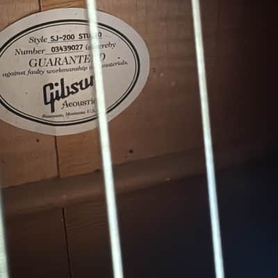 Gibson J-200 Studio 2009 - 2012 - Antique Natural image 8