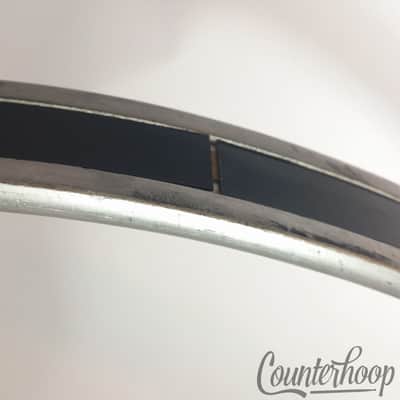 *Premier 22" Black Duroplastic Bass Drum Hoop/Rim Birch Vintage 60s England UK* image 3