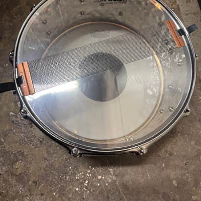 Gretsch GB4164HB Brooklyn Hammered Chrome Over Brass 6.5x14" 10-Lug Snare Drum 2012 - Present - Chrome-Plated image 2