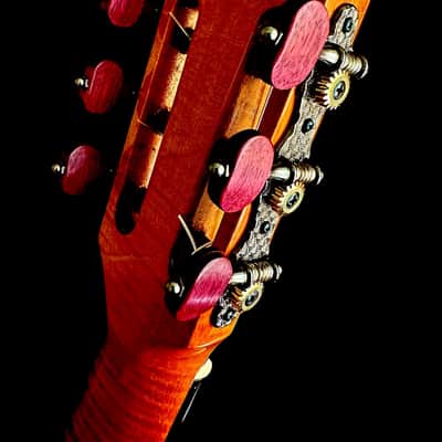 Nahum Herrera Lattice Concert Guitar 2024-Cedar/Ancient Dark Cocobolo image 17