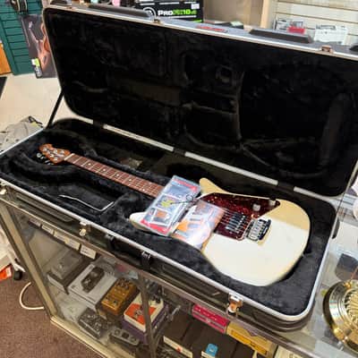 Used Ernie Ball Music Man Albert Lee Signature HH Tremolo White with Case *Refin image 10