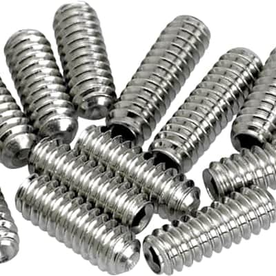 Genuine Fender Original Stratocaster Bridge Height Adjustment Screws - Set of 12 image 5