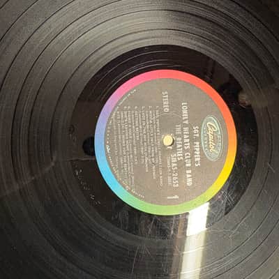 Vintage Beatles vinyl records 1964/1968 Capitol Rainbow UA Apple image 20