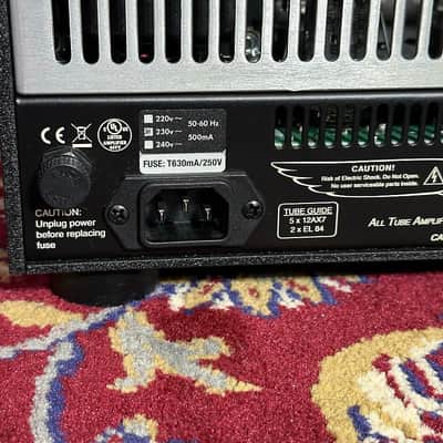 Mesa Boogie Mini Rectifier 25 Amp 2010's Chrome UK / European Power Supply Guitar Amplifier image 22