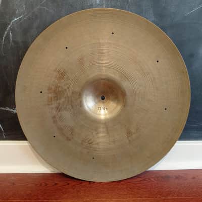 Vintage 1950s A Avedis Zildjian 20" Small Stamp Ride Cymbal 2255g image 2