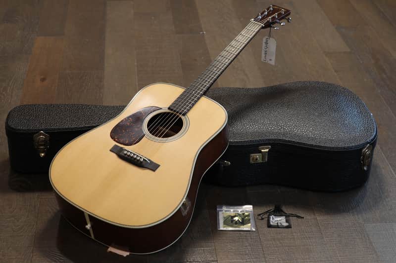 Unplayed Lefty! 2014 Martin D-28 Authentic 1941 Madagascar Adirondack Dreadnought Acoustic Guitar Natural + OHSC image 1