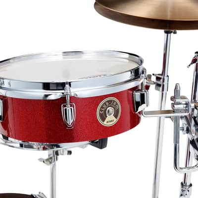 Tama Club-JAM Pancake 4-Piece Drum Shell Pack with 18" Bass Drum, Burnt Red Mist image 7