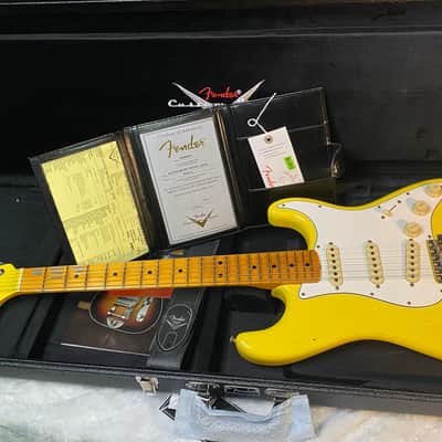 NEW! Fender Custom Shop Special Run '69 Stratocaster Journeyman Relic - Handwound P/U's - Aged Graffiti Yellow - Reverse Headstock - 7.7lbs - Authorized Dealer - One OFF! SUPRE RARE! G06783 image 13