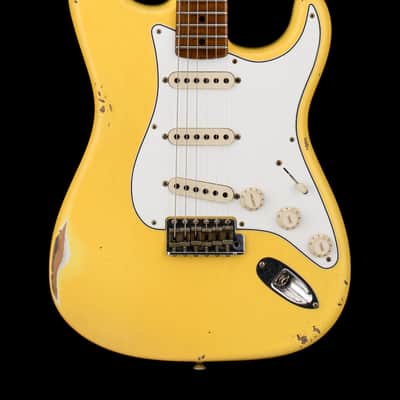 Fender Custom Shop Empire 59 Transition Stratocaster Relic - Aged Canary Yellow #19541 image 1
