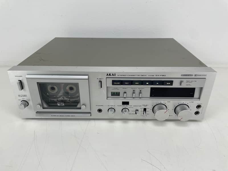 Akai - GX-F80 - Stereo Cassette Deck - GX-Head - 3-Head - Serviced image 1