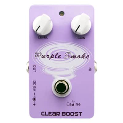 Caline CP-22 Purple Smoke Clear Boost Effect Pedal True Bypass image 3