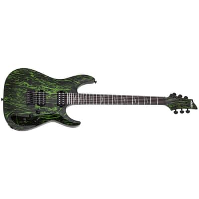 Schecter C-1 Silver Mountain - Electric Guitar - Toxic Venom Gloss Finish image 9