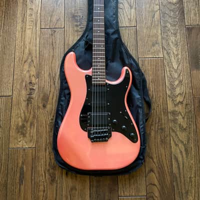 1980s Fresher HSS Stratocaster Electric Guitar Shell Pink Floyd Rose MIJ Japan image 15