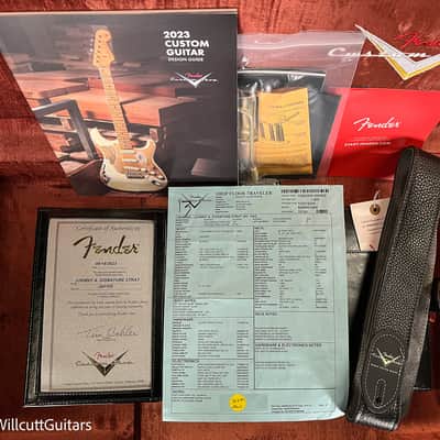 Fender Custom Shop Johnny A. Signature Stratocaster Time Capsule Sunset Glow Metallic (150) image 10