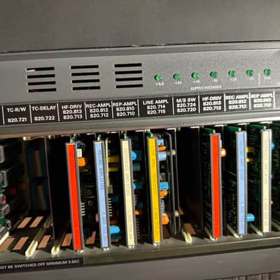 Studer A820 Master Recorder 1/4" 2-Track Tape Machine with Remote, Replacement Side Panels, Original Manual, and Service History– NEEDS NEW CAPACITORS image 7
