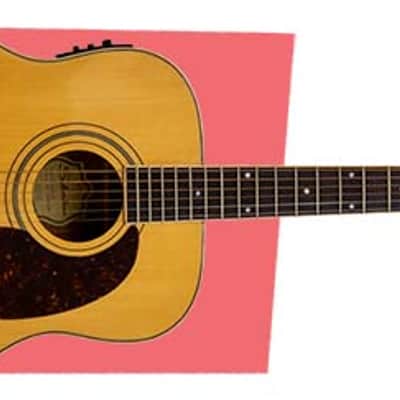 Silvertone Tour Series Jumbo Acoustic-Electric, Natural, Solid Engelmann spruce top and mahogany back and sides, Nut Width: 1-11/16" image 5